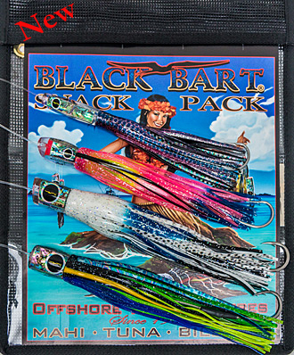 Black Bart Madeira Mama Big Game Marlin Lure - Black/Green Dot